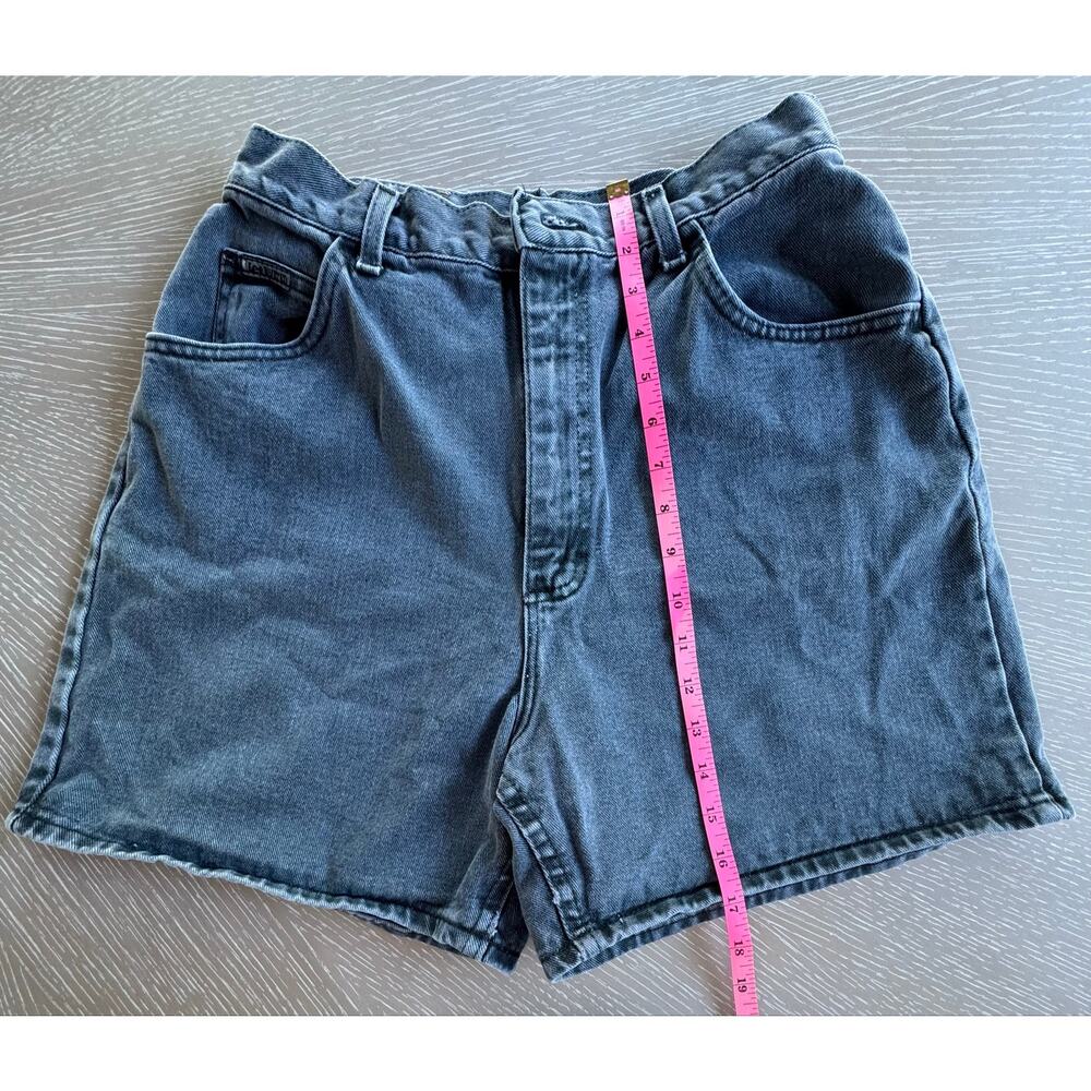 Lee Vintage 90s Riveted High Rise Denim Jean Shorts Size 14 MED - Picture 2 of 8